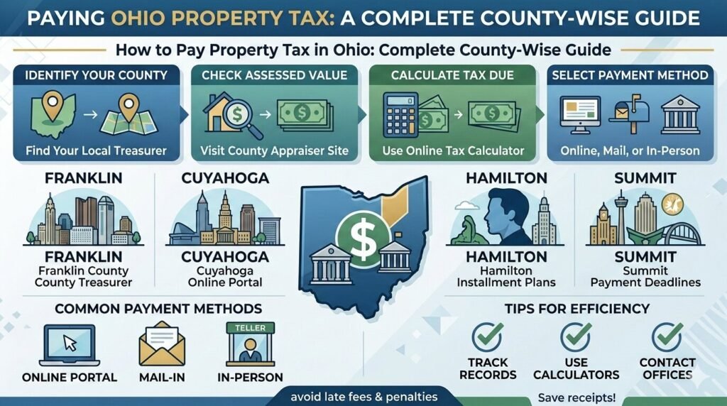 How to Pay Property Tax in Ohio: Complete County-Wise Guide