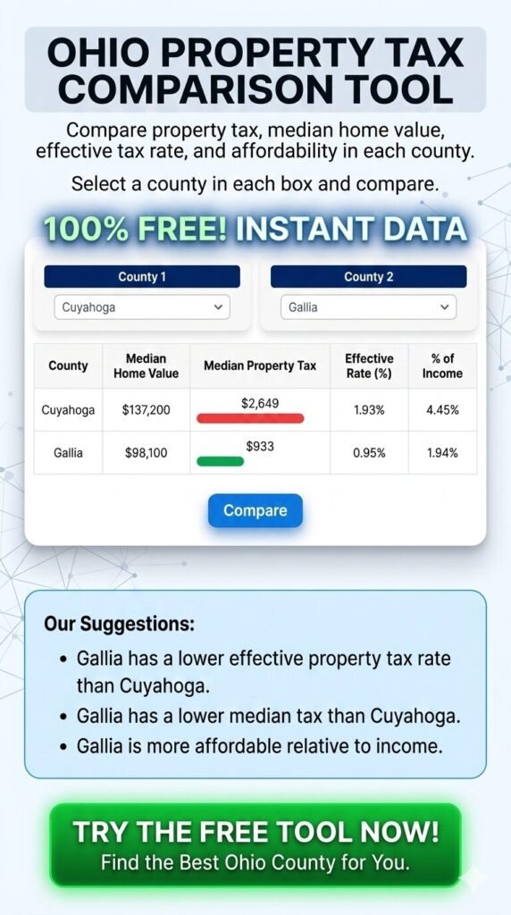 Ohio Property Tax Comparison Tool
